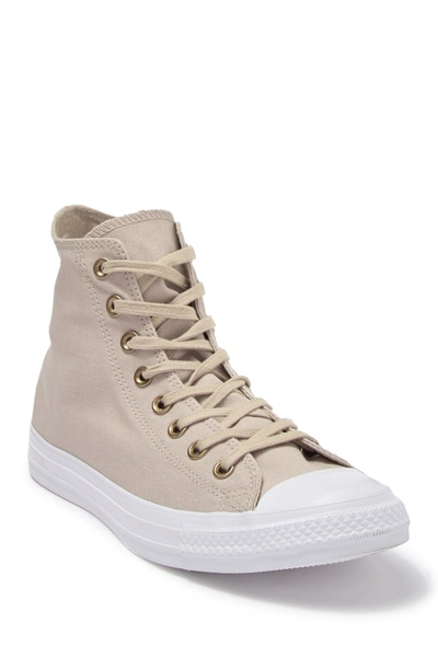 Converse Chuck Taylor High Top Sneaker In Papyrus/black/w