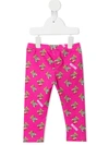 MOSCHINO TEDDY BEAR PRINT LEGGINGS