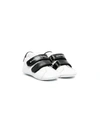 Givenchy White Shoes For Babykids With Logo In White