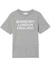 BURBERRY JERSEY T.SHIRT WITH LOGO PRINT,11725886