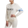 Alberta Ferretti Dreaming Cotton Jersey Sweatshirt In Bianco