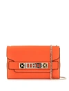 Proenza Schouler Ps11 Linosa Leather Clutch Bag In Tangerine Tango