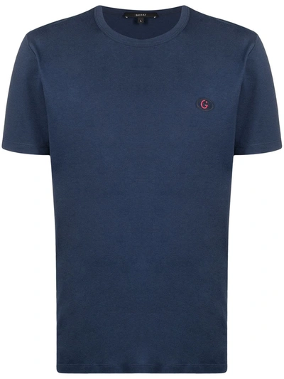 Gucci Double G Motif T-shirt In Blue