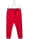 Dsquared2 Logo-print Drawstring Track Pants In Red