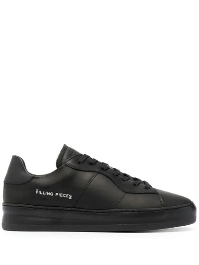 Filling Pieces Light Plain Cou Sneakers In Black Leather
