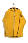 Boundless North Mini Quilted Soft Touch Jacket In Camp Yellow