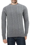 X-RAY CABLE KNIT SWEATER,613053441173