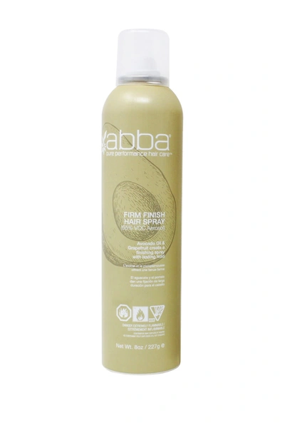 Abba Firm Finish Hairspray