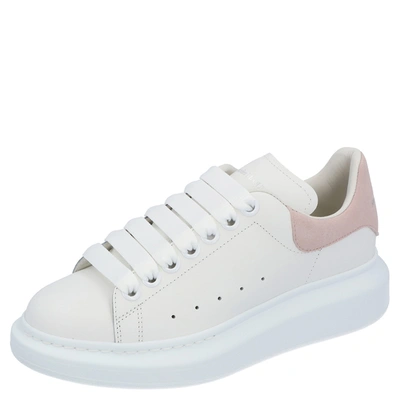 Pre-owned Alexander Mcqueen White/pink Oversized Trainer Size Eu 36.5