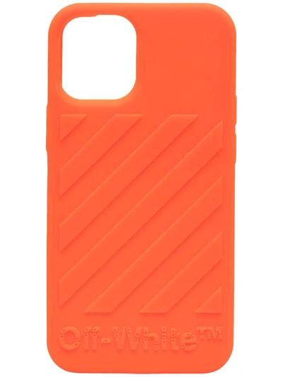 Off-white Diag Iphone 12 Mini Case In Orange