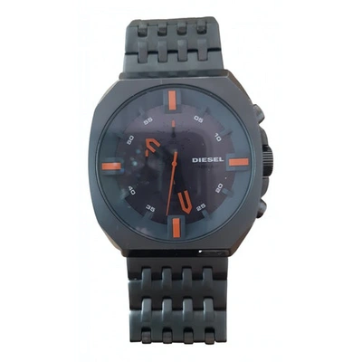 Pre-owned Diesel Watch In Metallic