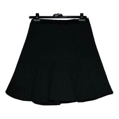 Pre-owned Rebecca Taylor Mini Skirt In Black