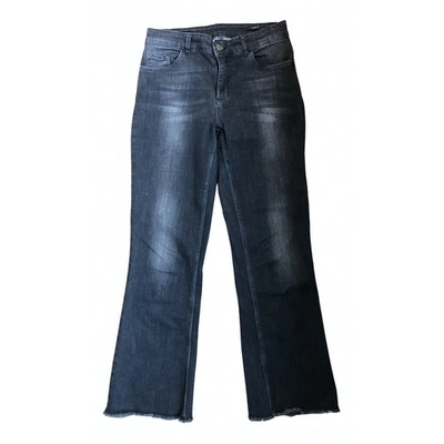 Pre-owned Set Straight Jeans In Black