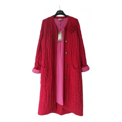 Pre-owned Dixie Cardi Coat In Pink