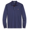 Polo Ralph Lauren Classic Fit Soft Cotton Polo Shirt In Derby Blue Heather