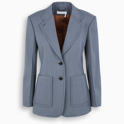 Chloé Blue Tight At The Waist Jacket