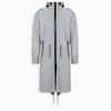 Givenchy Hooded Drawstring-waist Parka In Grey