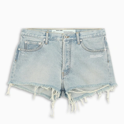 Off-white &trade; Light Blue Denim Shorts