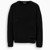 A-cold-wall* A Cold Wall Essentials Crewneck Sweatshirt With Logo Embroidery In Black
