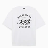 Balenciaga Oversized Printed Cotton-jersey T-shirt In White