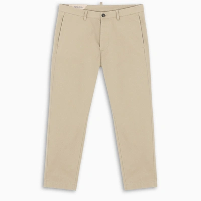 Dsquared2 Beige Cropped Chino Trousers