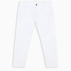 DSQUARED2 WHITE CROPPED CHINO TROUSERS,S74KB0399S49572-G-DSQUA-100
