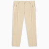 DOLCE & GABBANA BEIGE PLEATED TROUSERS,GW81ATFUFJ4-G-DOLCE-M0131