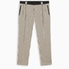 DOLCE & GABBANA STRIPED PLEATED TROUSERS,GW81ATFBMEX-G-DOLCE-S8052