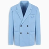 PRADA LIGHT BLUE DENIM JACKET,UGS1061V3F-G-PRADA-F0APY