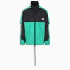 OFF-WHITE &TRADE; BLACK AND MINT RIVER TRAIL TRACK JACKET,OMBD017S20A23020-G-OFFW-4400