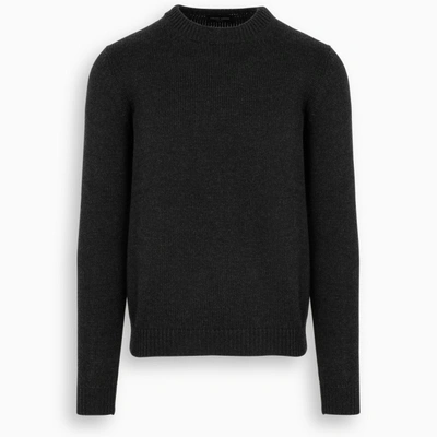 Roberto Collina Dark Grey Crewneck Sweater