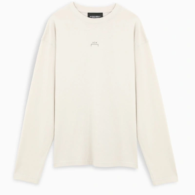 A-cold-wall* * Stone L/s Logo T-shirt In White