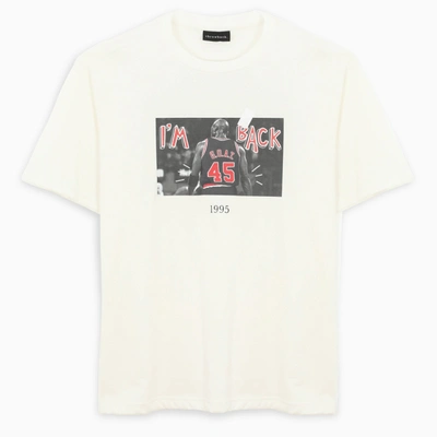 THROWBACK WHITE MICHAEL JORDAN T-SHIRT,TBT-45CO-H-THROW-WHT