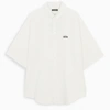 BALENCIAGA WHITE CREW SHIRT,622251TIM39-H-BALEN-9000