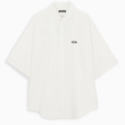 Balenciaga White Crew Shirt