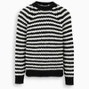 dressing gownRTO COLLINA BLACK/WHITE STRIPED jumper,RD46001RD46-H-ROBER-09