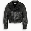 SAINT LAURENT BLACK BIKER LEATHER JACKET,636922YCDF2-H-YSL-1000