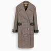 BURBERRY BROWN HOUNDSTOOTH MOTIF COAT,8026559120935-H-BURBE-A1276