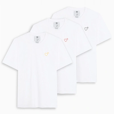 Adidas Statement White 3 Pack Human Made T-shirt