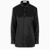 Saint Laurent Studded Button-up Shirt In Black