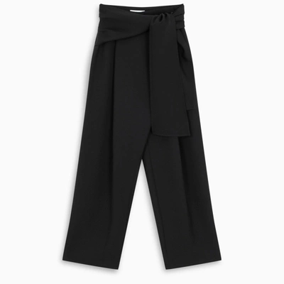 Le 17 Septembre Black Knotted Trousers