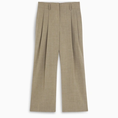 Le 17 Septembre Beige Tapered Trousers