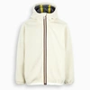 K-WAY WHITE ECO SHEARLING JACKET,K111JFWPL-H-KWAY-X42