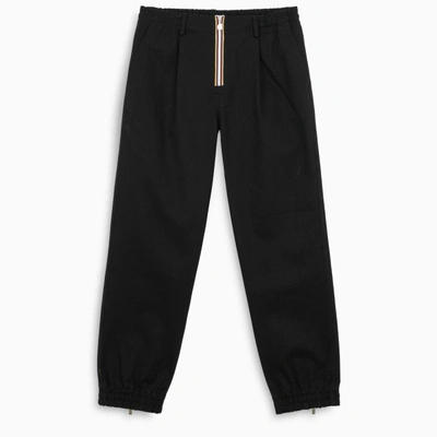 K-way Black Tapered Trousers