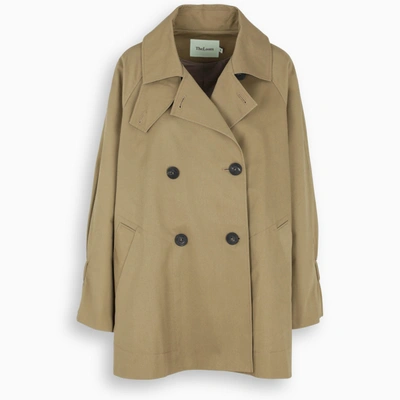 The Loom Beige Double-breasted Overcoat