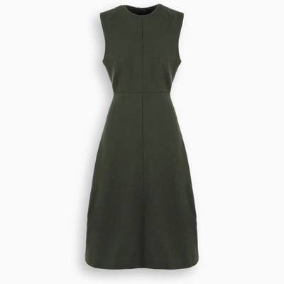 The Loom Dark Green Midi Dress