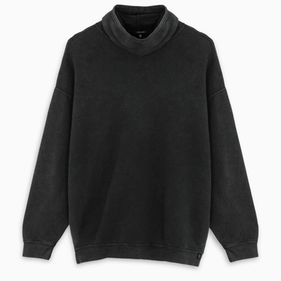 R13 Black High-neck Sweatshirt