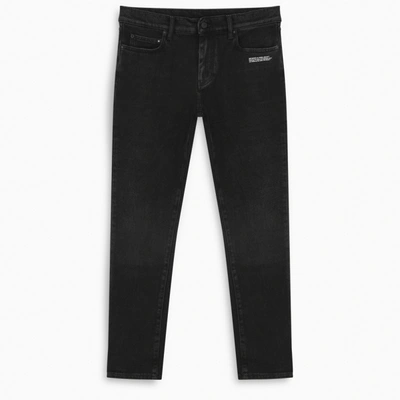 Off-white &trade; Black Diagonal Stripe Jeans