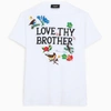 DSQUARED2 WHITE LOVE THY BROTHER T-SHIRT,S71GD0947S22427-H-DSQUA-100