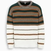 LOEWE CAMEL/GREEN STRIPED SWEATER,H526Y14K29CO-I-LOEW-3157